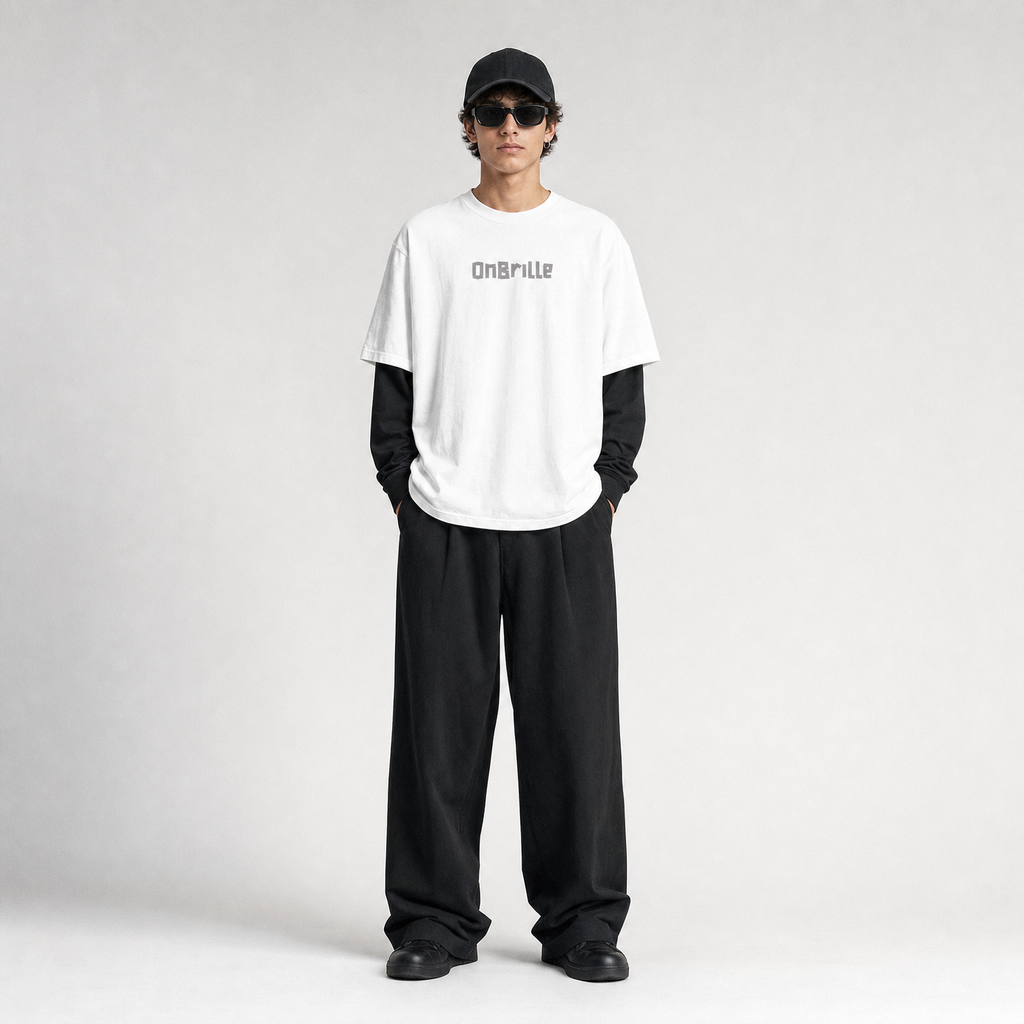 OnBrille Contrast Sleeve Tee