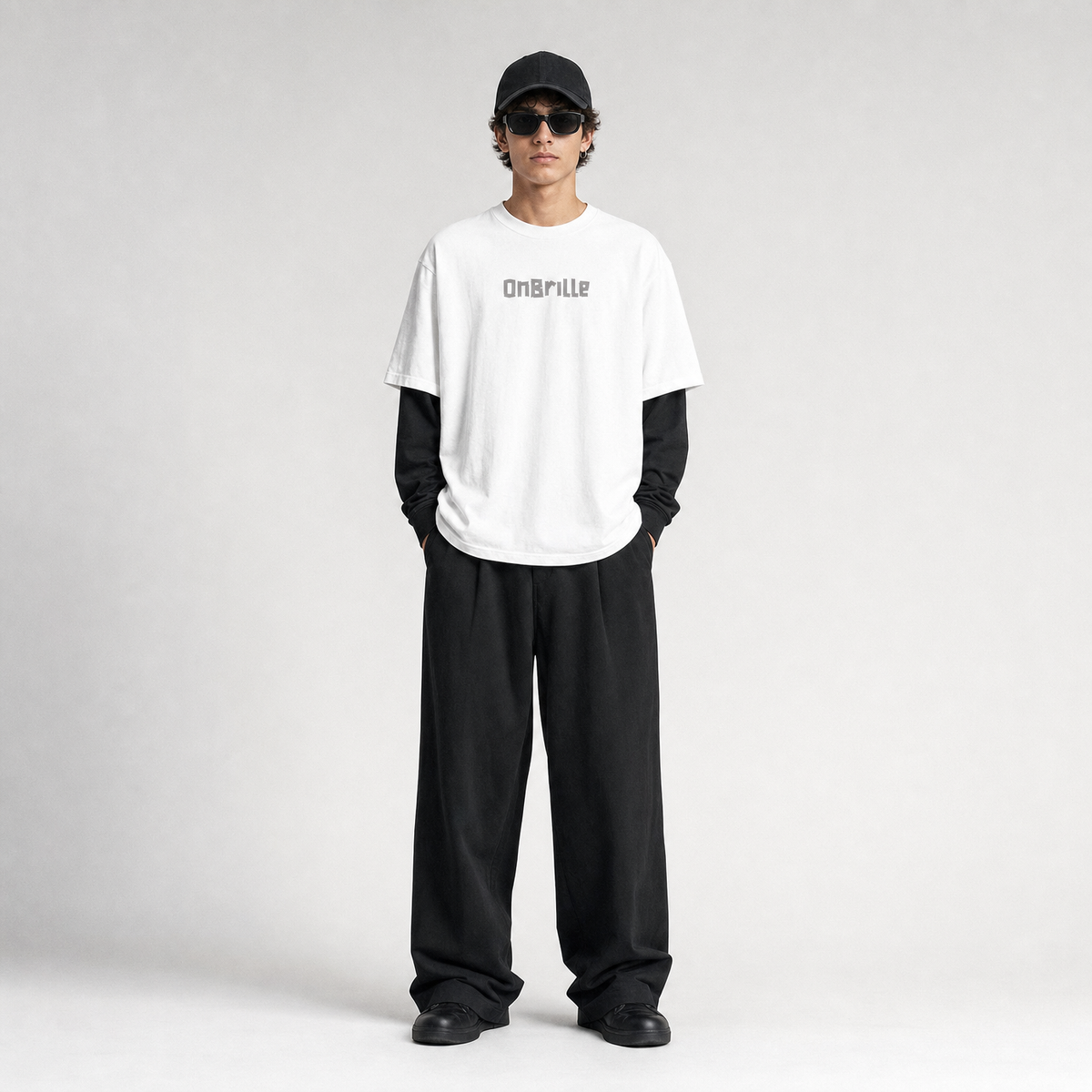 OnBrille Contrast Sleeve Tee
