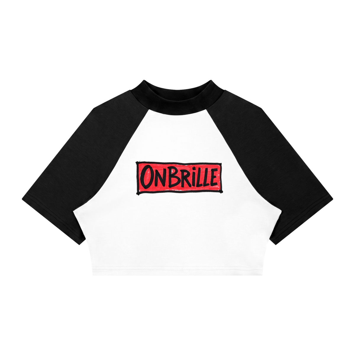 OnBrille Color Block Crop Tee