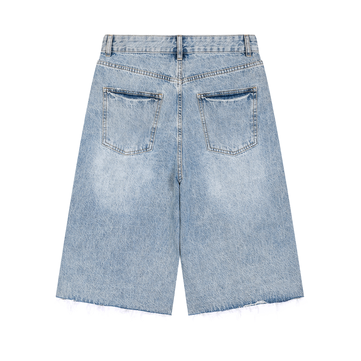 OnBrille Wide Leg Denim Shorts